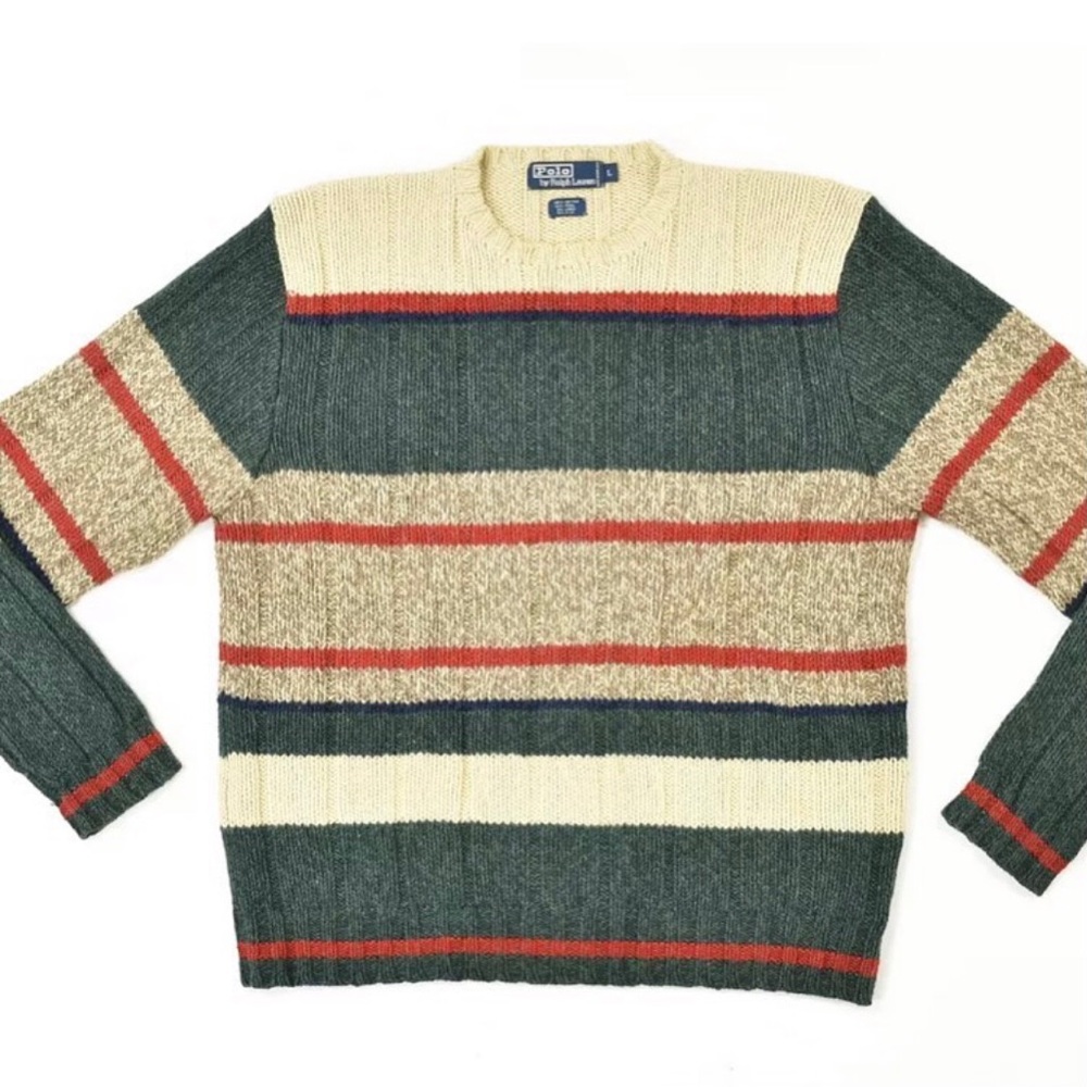 NWOT
Polo RL Crewneck Cable Knit
Men’s Medium